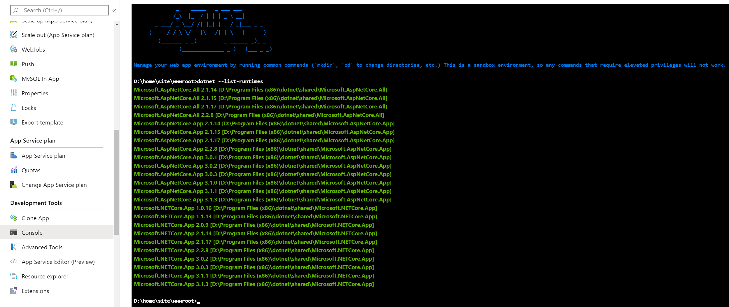 Windows Console